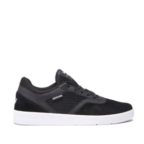 Tenis Bajos Supra SAINT Hombre Negras/Blancas (MX-61617)